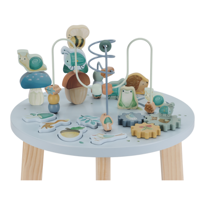 Little Dutch Blauer Aktivitätentisch Forest Friends