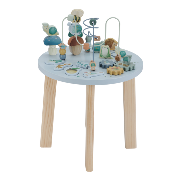 Little Dutch Blauer Aktivitätentisch Forest Friends