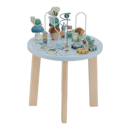 Little Dutch Blauer Aktivitätentisch Forest Friends