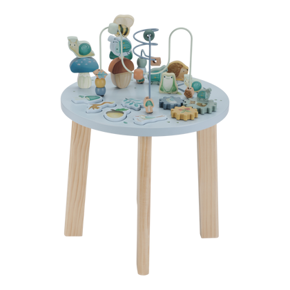 Little Dutch Blauer Aktivitätentisch Forest Friends