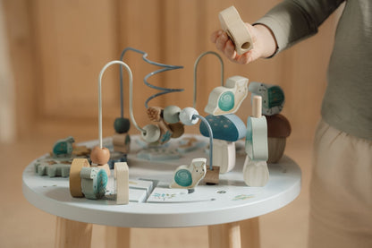 Little Dutch Blauer Aktivitätentisch Forest Friends