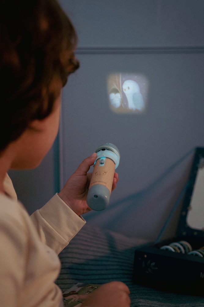 Little Dutch Blauer Geschichten Projektor Forest Friends