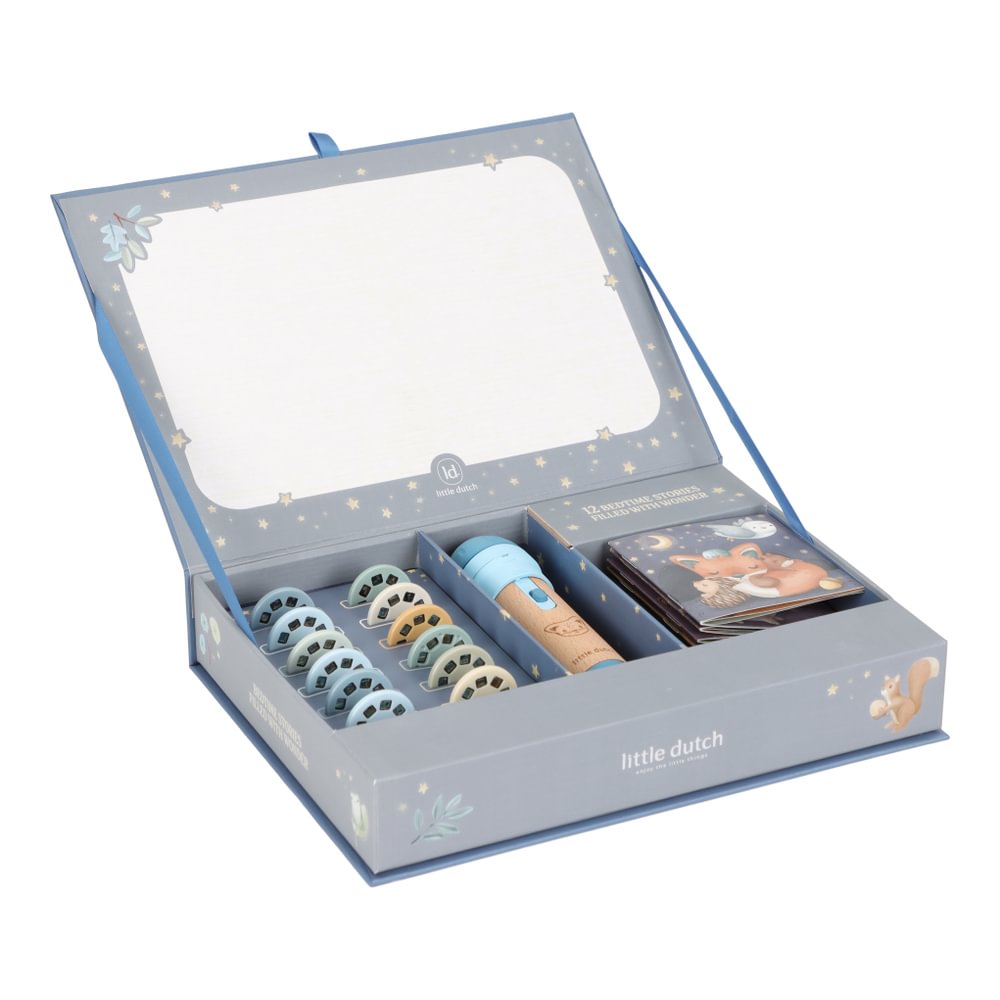 Little Dutch Blauer Geschichten Projektor Forest Friends