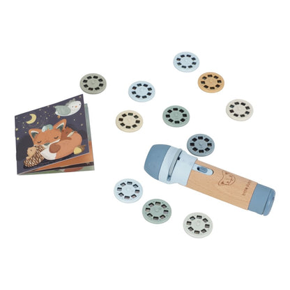 Little Dutch Blauer Geschichten Projektor Forest Friends