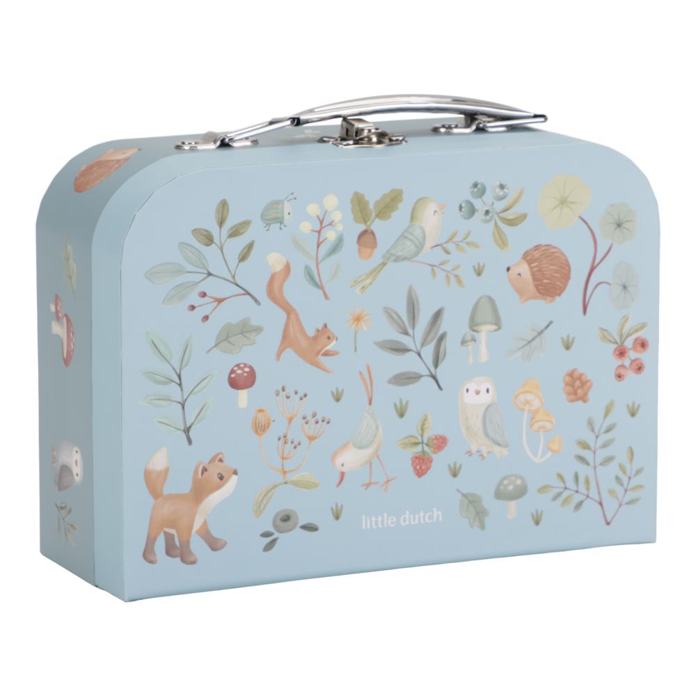 Little Dutch Blauer Koffer Set Forest Friends