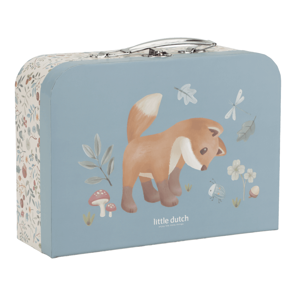 Little Dutch Blauer Koffer Set Forest Friends