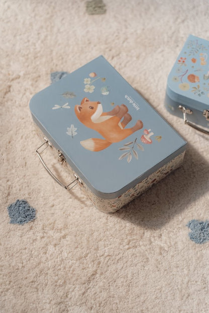 Little Dutch Blauer Koffer Set Forest Friends