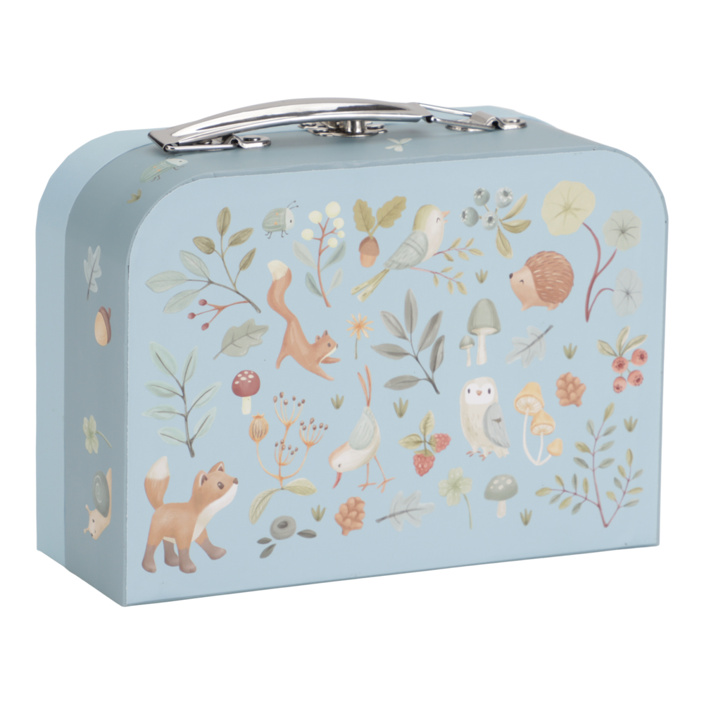 Little Dutch Blauer Koffer Set Forest Friends