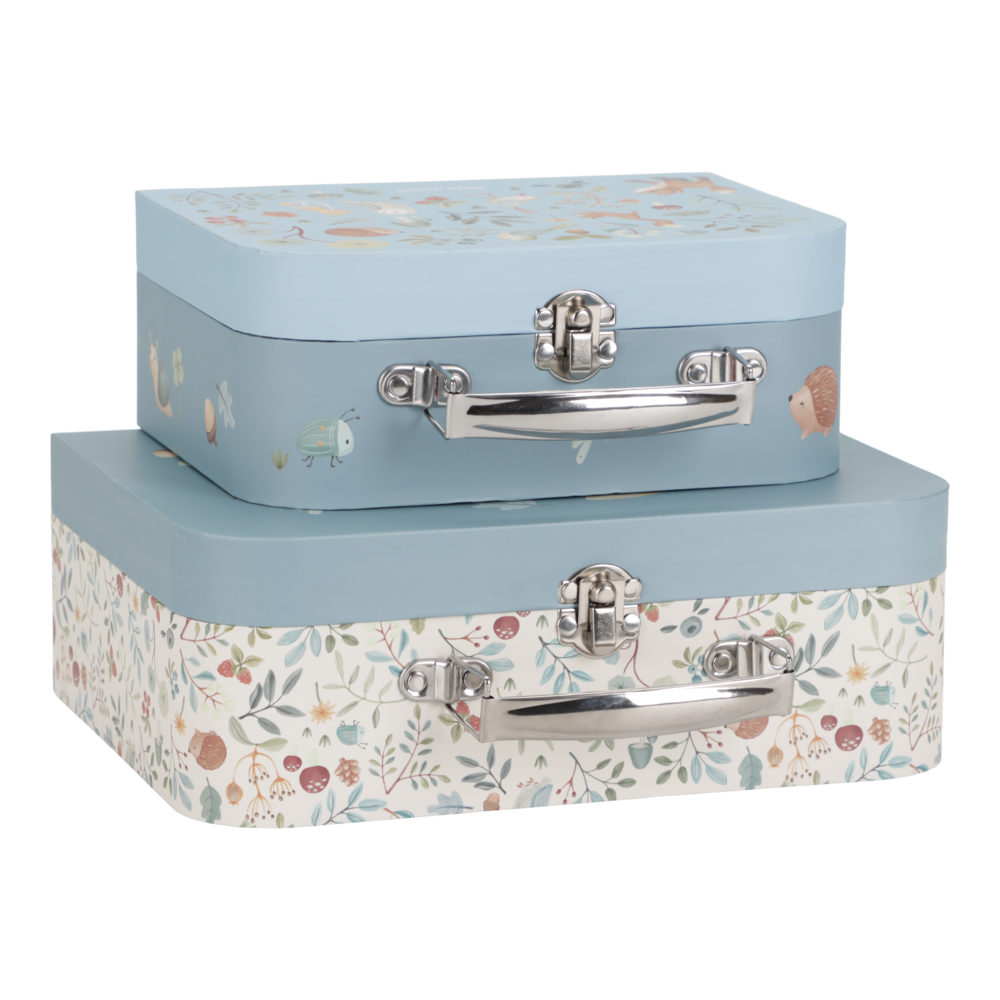 Little Dutch Blauer Koffer Set Forest Friends