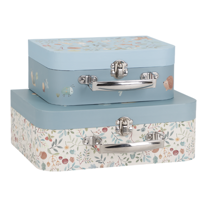 Little Dutch Blauer Koffer Set Forest Friends