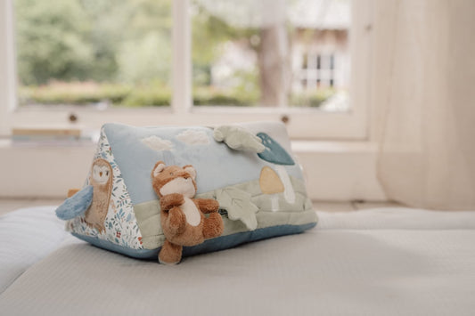 Aktivitätsdreieck Forest Friends Blau mit Fuchs und Eule Ansicht 5