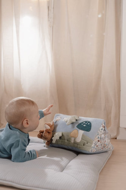 Little Dutch Blaues Aktivitäten Dreieck Forest Friends mit Verpackung