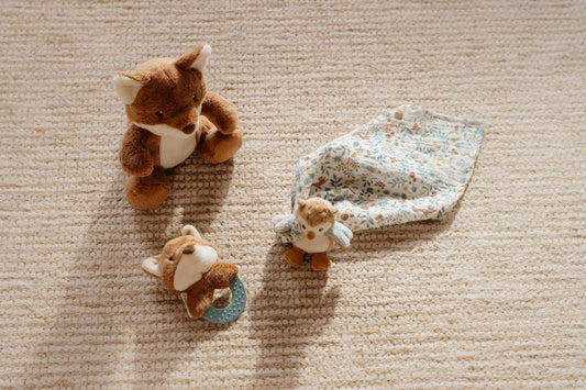 Little Dutch Blaues Geschenkset Plüschtiere Forest Friends Detailansicht