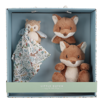 Little Dutch Blaues Geschenkset Plüschtiere Forest Friends