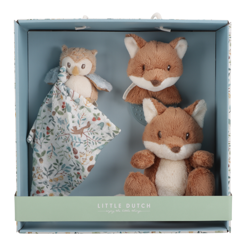Little Dutch Blaues Geschenkset Plüschtiere Forest Friends