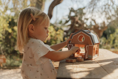 Little Dutch Formen Steckspiel Little Farm Bauernhof LD7147