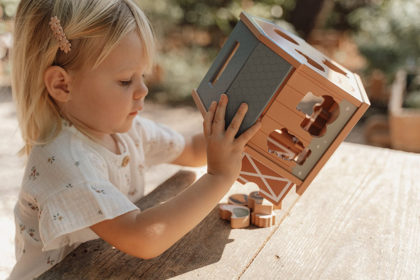 Little Dutch Formen Steckspiel Little Farm Bauernhof LD7147