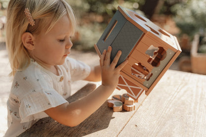 Little Dutch Formen Steckspiel Little Farm Bauernhof LD7147