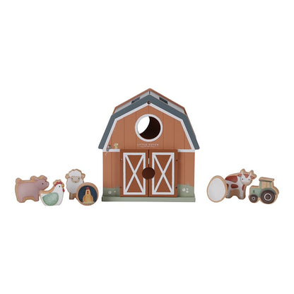 Little Dutch Formen Steckspiel Little Farm Bauernhof LD7147