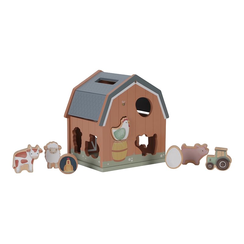 Little Dutch Formen Steckspiel Little Farm Bauernhof LD7147