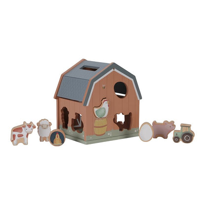 Little Dutch Formen Steckspiel Little Farm Bauernhof LD7147