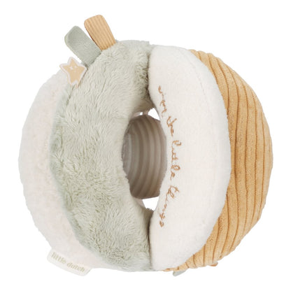 Little Dutch Greifball beige 16 cm Newborn Naturals GRS mit Verpackung