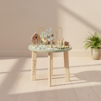 Little Dutch Grüner Aktivitäten Tisch Personalisierung Name Little Farm