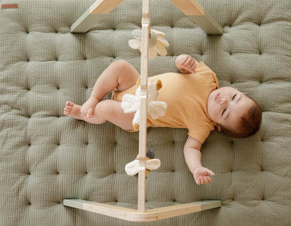 Little Dutch Grünes Spieltrapez Holz Little Farm