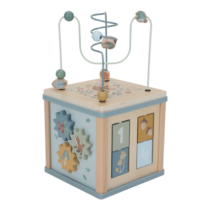 Little Dutch Holz Aktivitäten Motorik Würfel blau