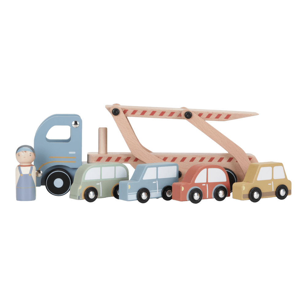 Little Dutch Holz Autotransporter FSC Funktionen Detail