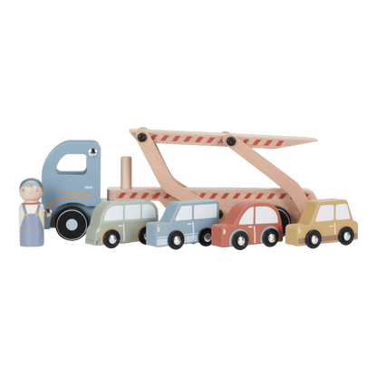 Little Dutch Holz Autotransporter FSC Funktionen Detail