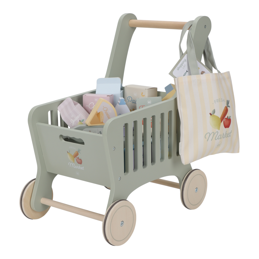 Holz Einkaufswagen Kinder