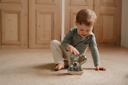 Little Dutch Holz Schaukeltier Fuchs mit Aktivitäten Spirale - Forest Friends