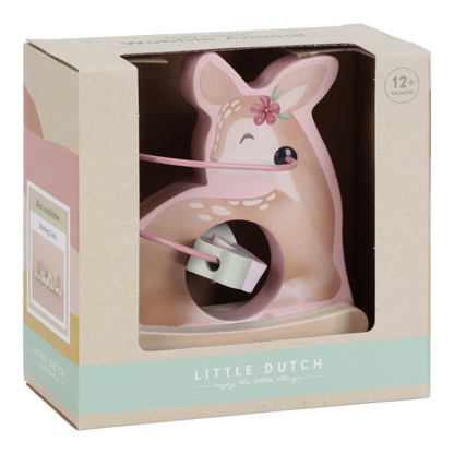 Little Dutch Holz Schaukeltier Reh mit Aktivitäten Spirale Hirsch - Fairy Garden