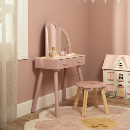 Little Dutch Holz Schminktisch rosa mit Verpackung