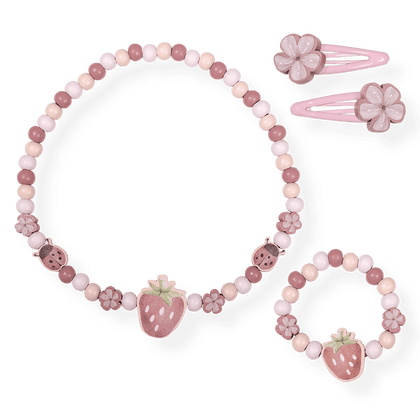 Little Dutch Holz Schmuckset Erdbeere