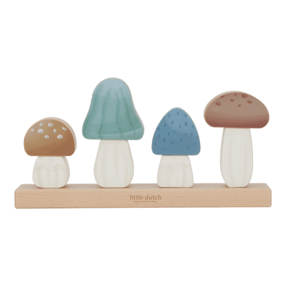 Little Dutch Holz Stapelpuzzle Fliegenplize Forest Friends