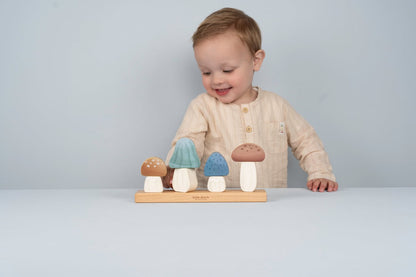 Little Dutch Holz Stapelpuzzle Fliegenplize Forest Friends