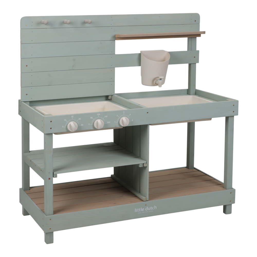 Little Dutch Holzküche im Freien - Grün