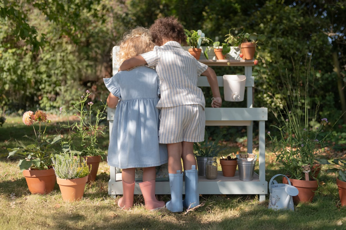 Little Dutch Holzküche im Freien - Grün