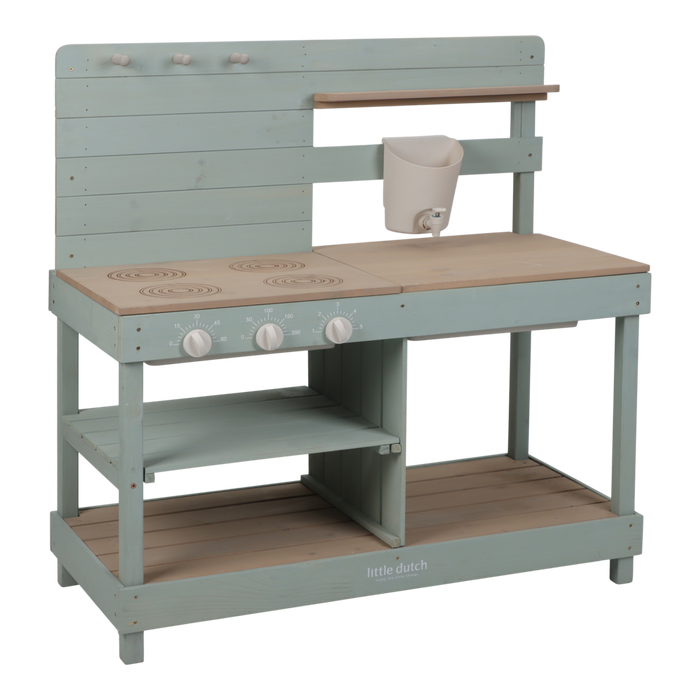 Little Dutch Holzküche im Freien - Grün