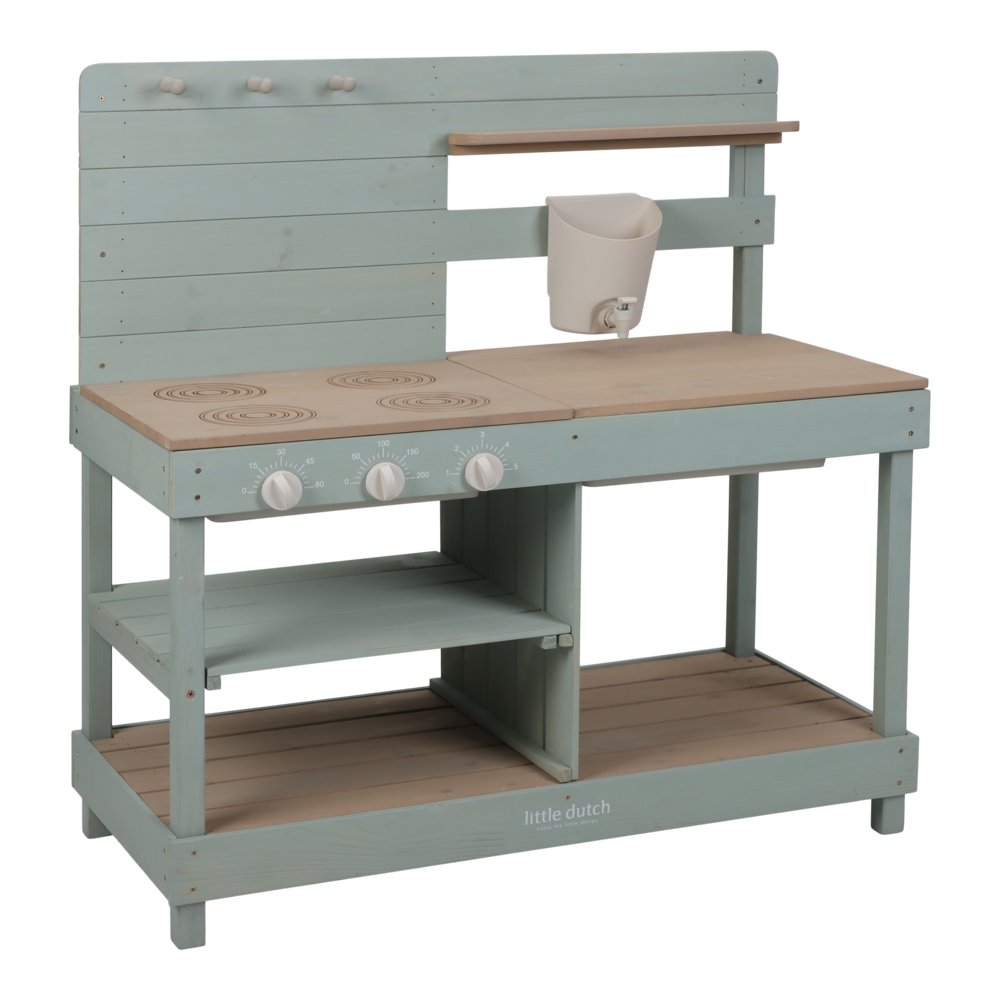 Little Dutch Holzküche im Freien - Grün