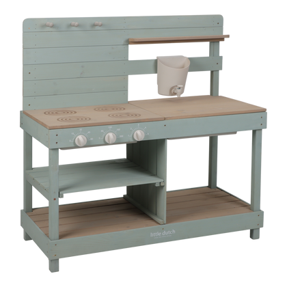 Little Dutch Holzküche im Freien - Grün