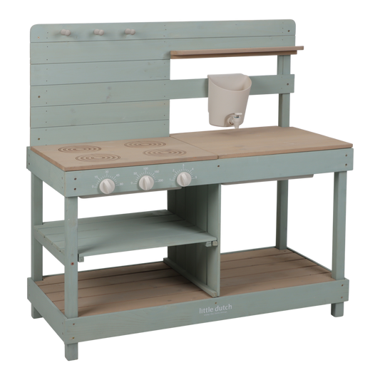 Little Dutch Holzküche im Freien - Grün