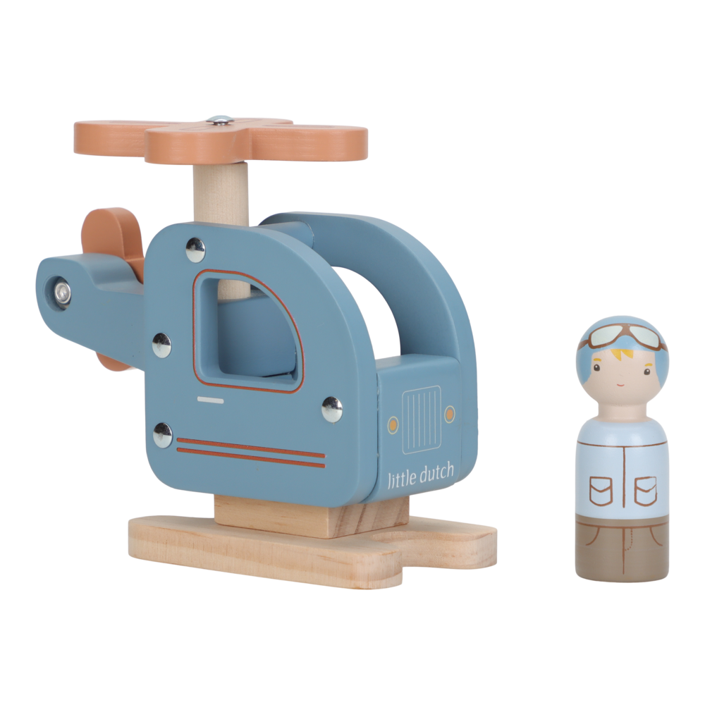 Little Dutch Holzspielzeug Hubschrauber