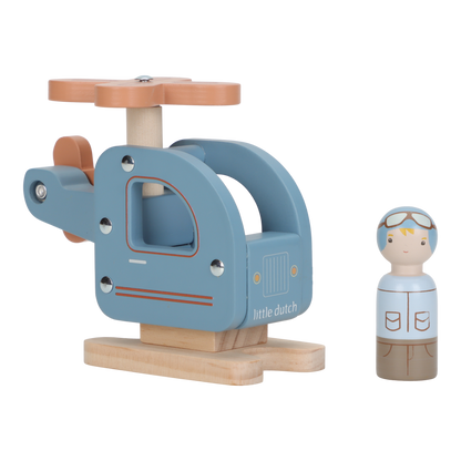 Little Dutch Holzspielzeug Hubschrauber