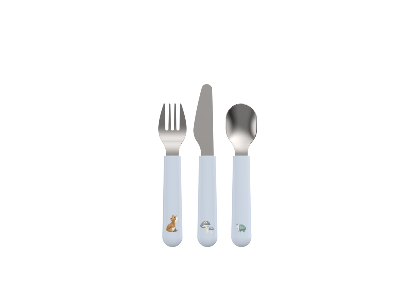 Mepal Kinder Besteck Set blau Mio 3-teilig