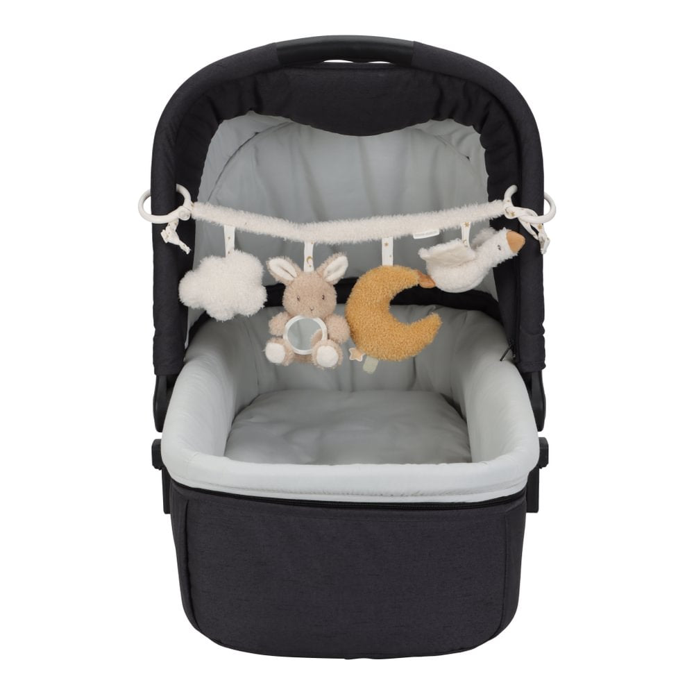 Kinderwagenkette beige Goose & Bunny Newborn Naturals GRS Little Dutch