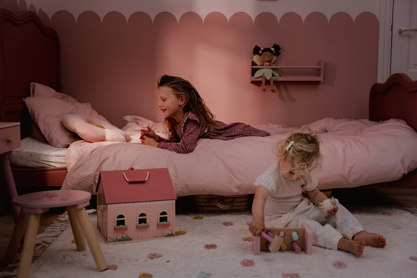 Little Dutch Kissen Blume - Rosa - Fairy Garden