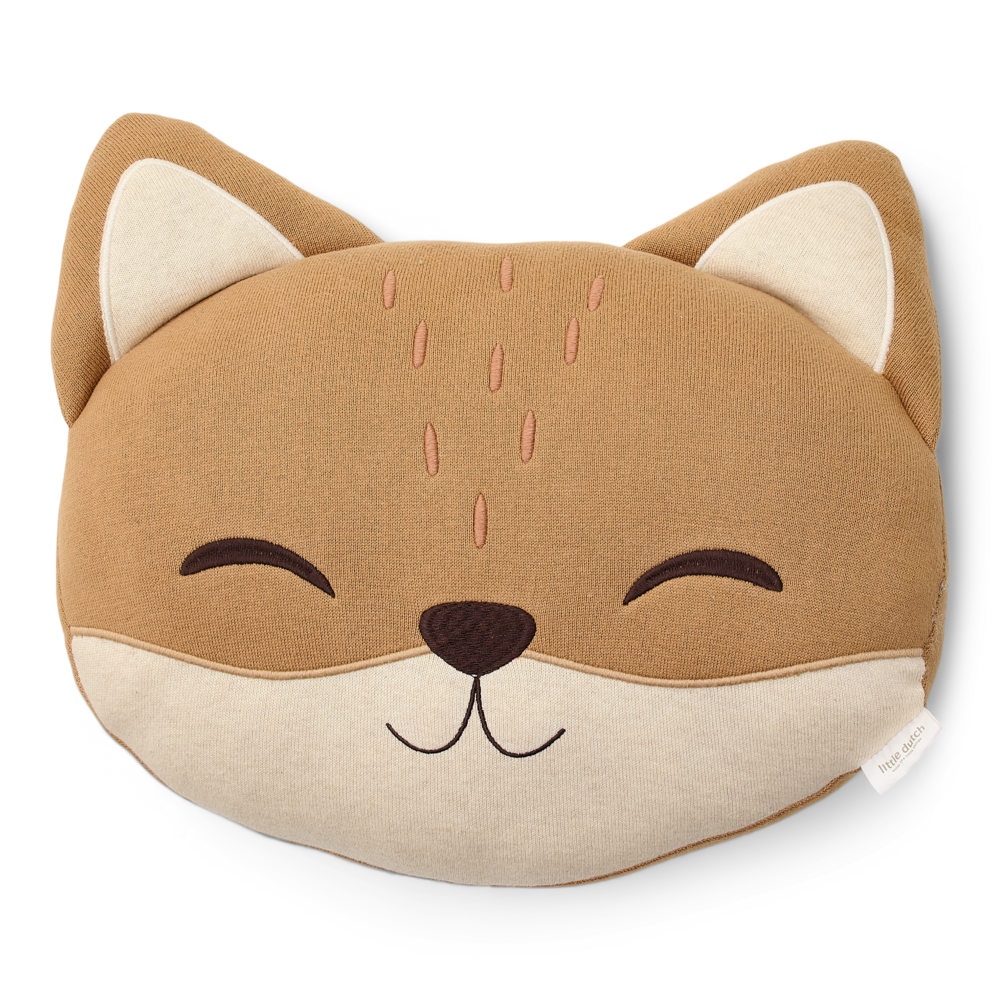 Little Dutch Kissen Fuchs - Braun - Forest Friends